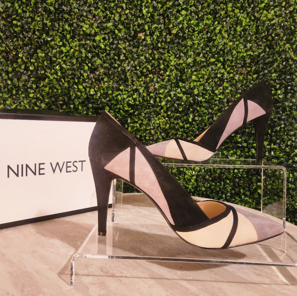 Brand new Nine West suede heels